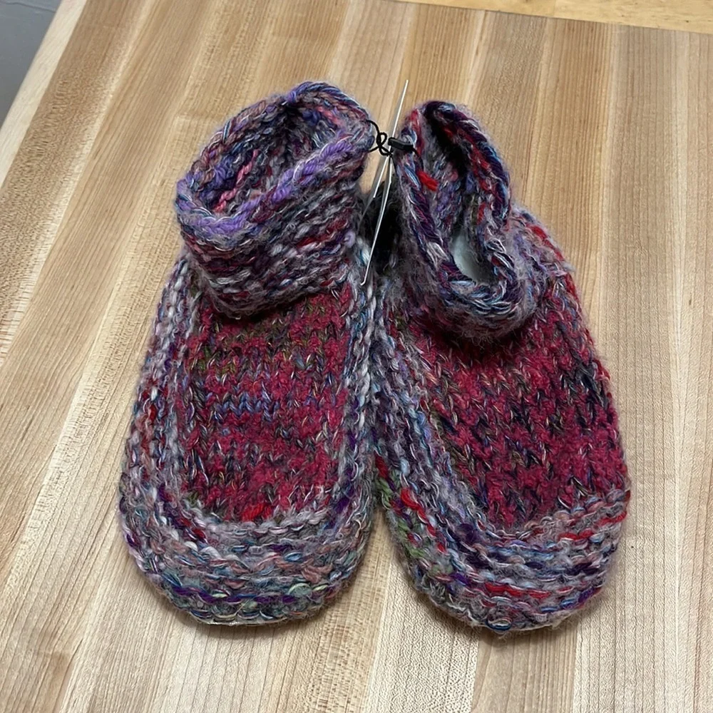 NWT Free People Ariana Bohling Alpaca Slippers size 10-11